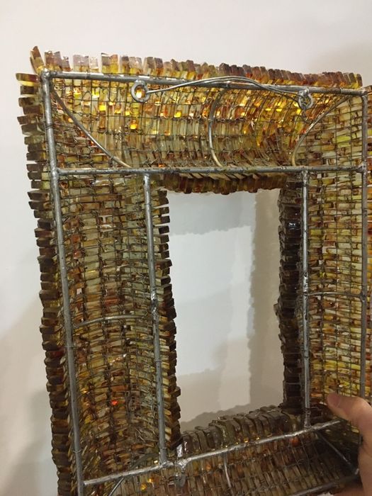 Moldura espelho RARA Murano tipo arte nova deco - NOVOS