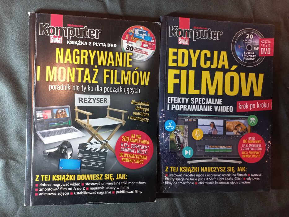 Komputer świat Nagrywanie montaż i montaż filmów + Edycja filmów