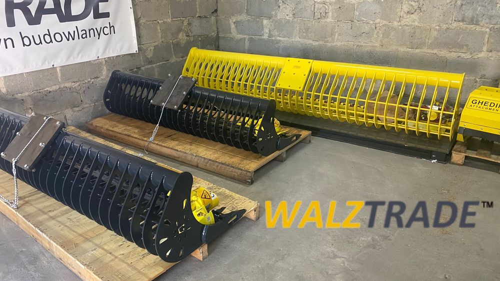 Łyżka kosząca GHEDINI 2 metry, melioracyjna do koparki. Ażurowa