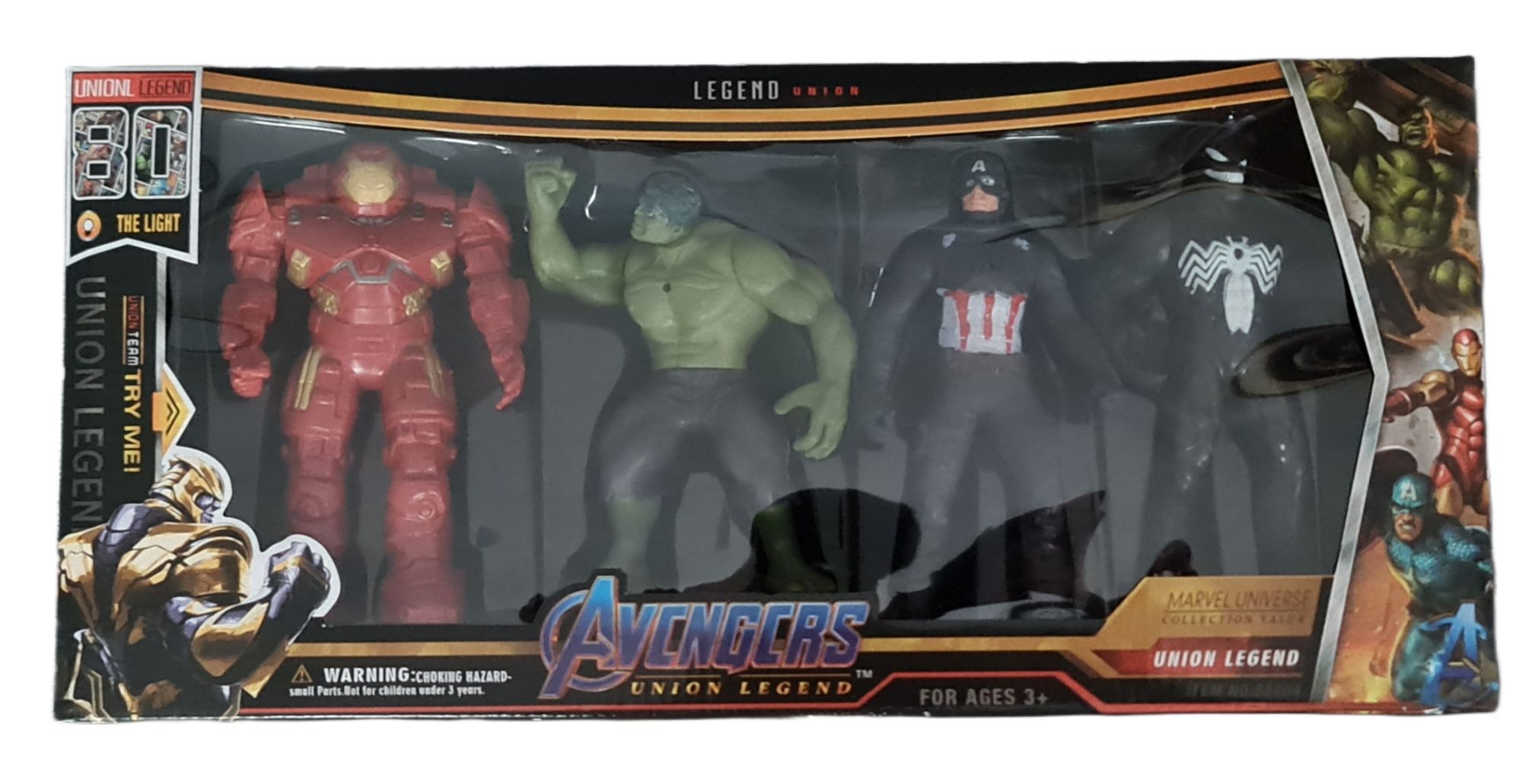 Zestaw czterech figurek z serii Avangers