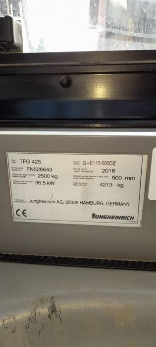 Wózek Widłowy Jungheinrich TFG 425 FV Lublin