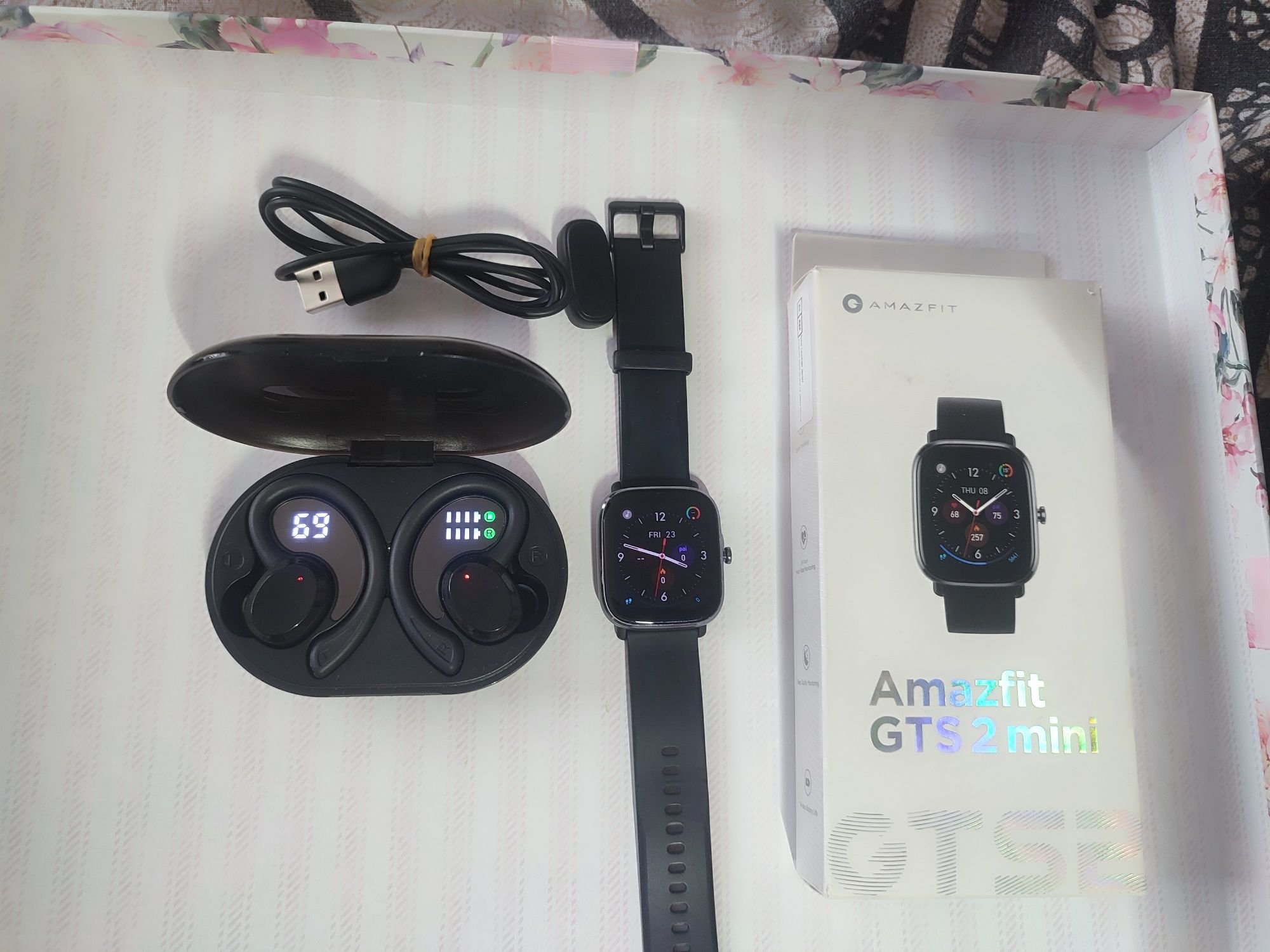 Smartwatch Amazfit GTS 2 Mini Czarny wersja 2022