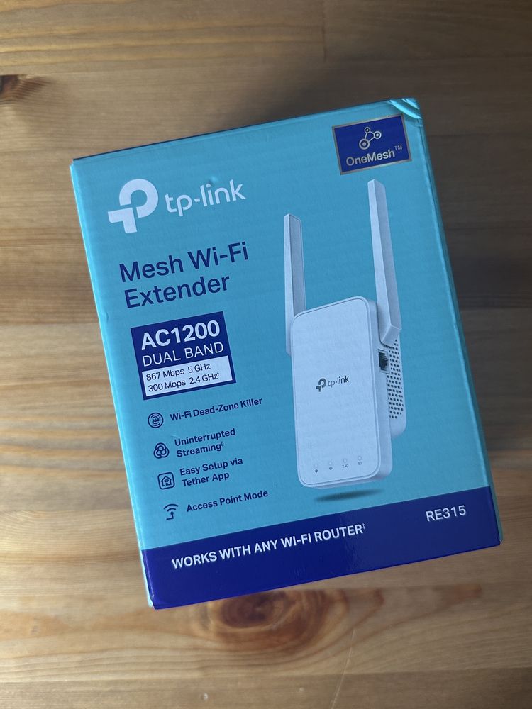 Wzmacniacz sygnalu TP Link Mesh Wifi extender AC1200