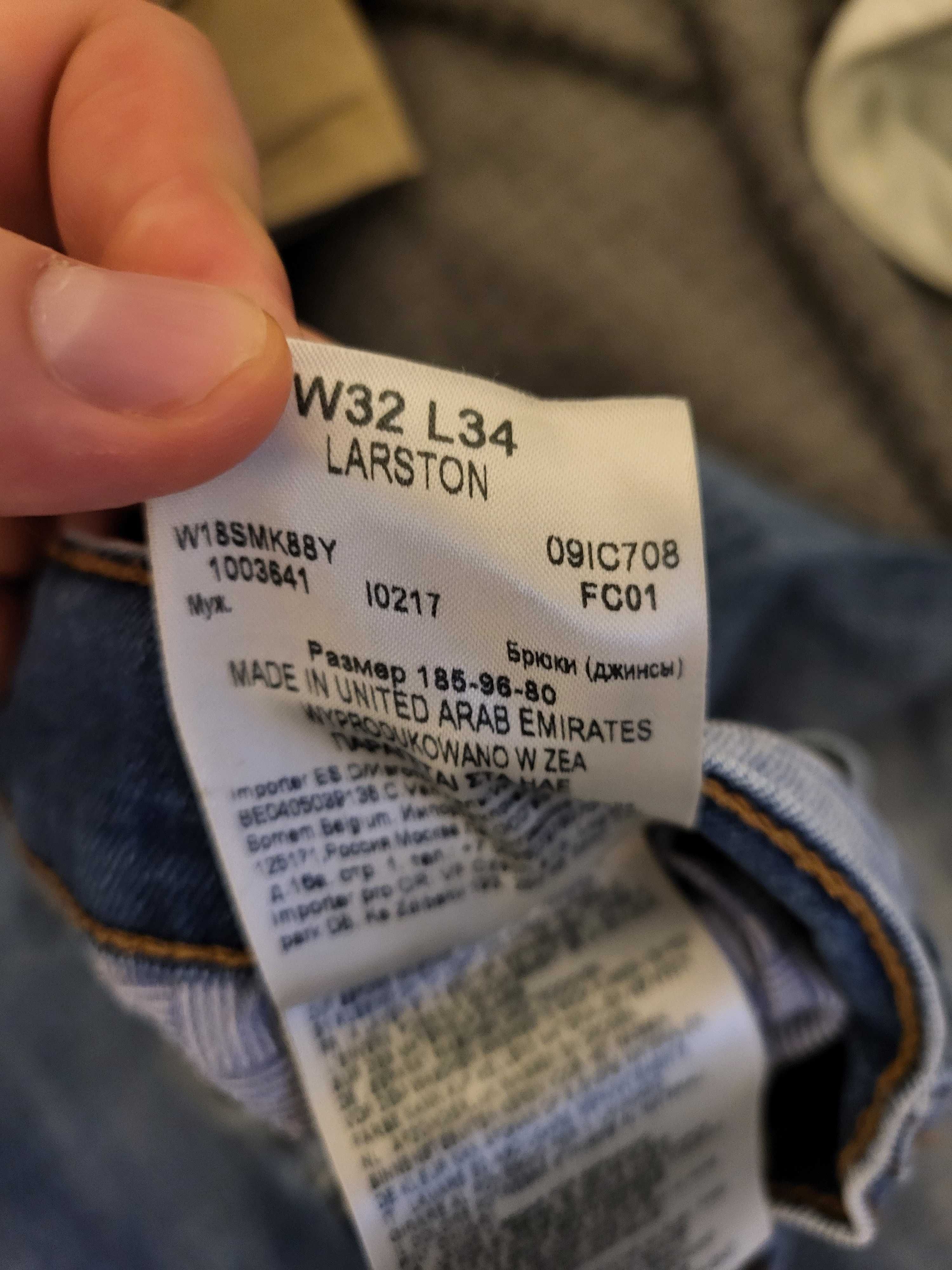 Wrangler Larston Blue Mick W32 L34 (W18SMK88Y)