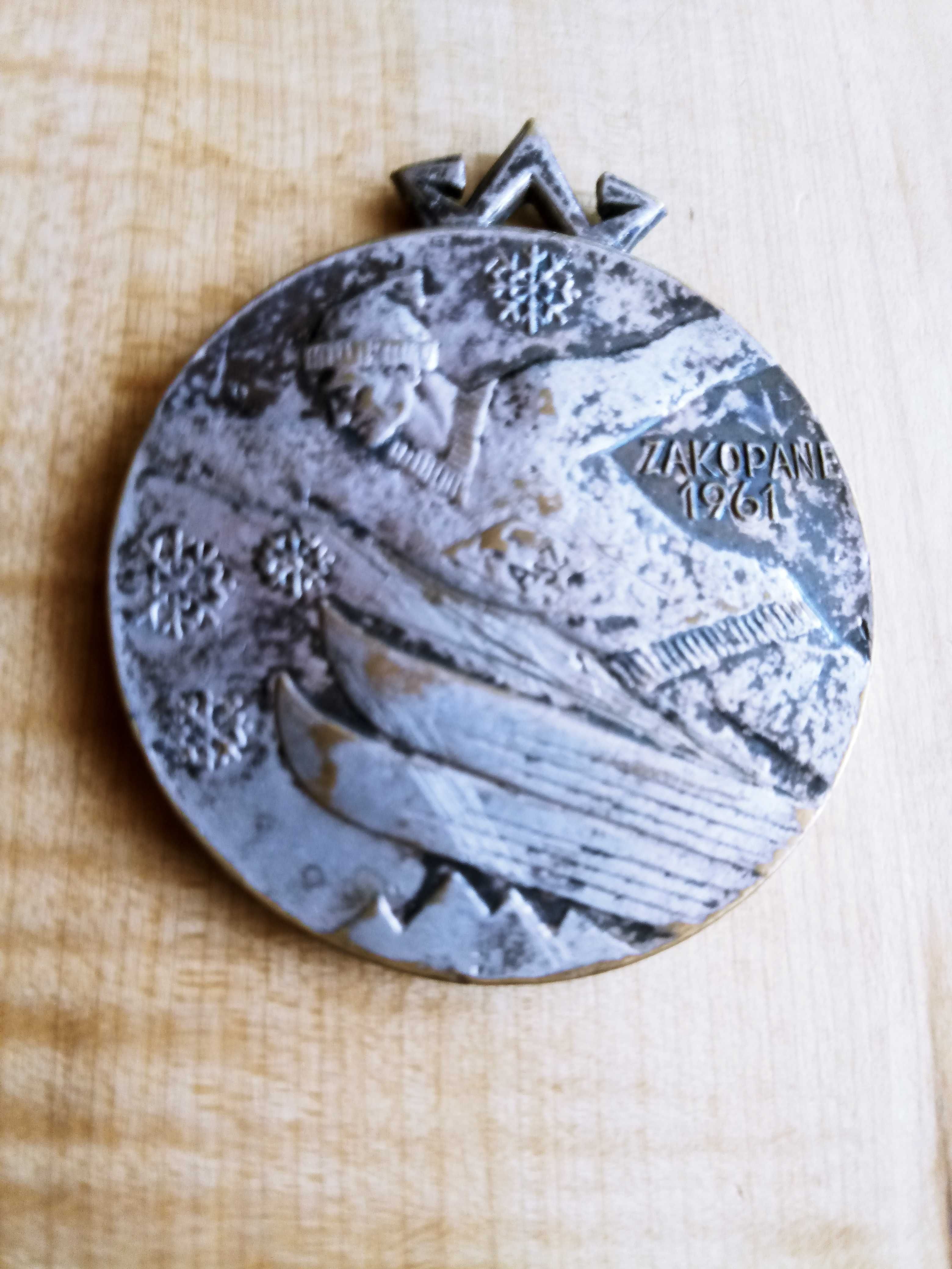 Medal srebrny Zakopane 1961 rok.