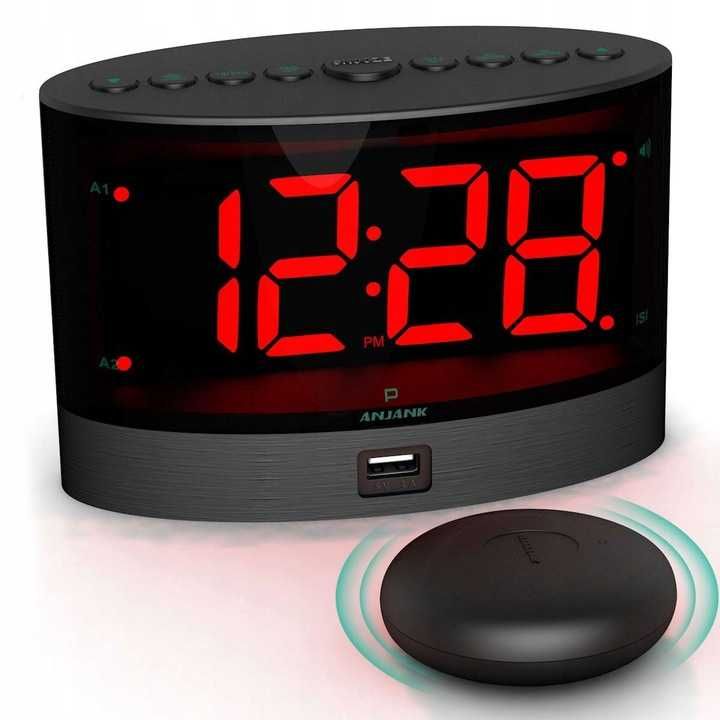 Nowy budzik / zegar / alarm / cyfrowy / LED / ANJANK !A1250!
