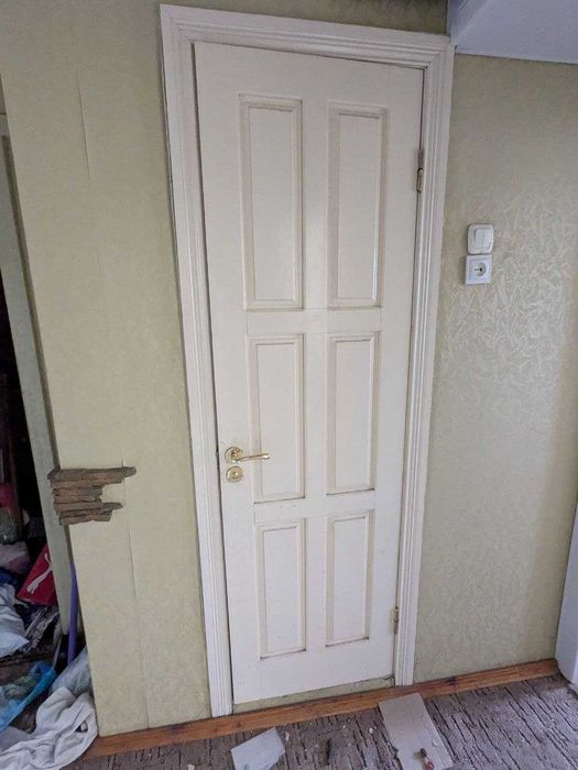 Двери (демонтированы) из разрушенного дома