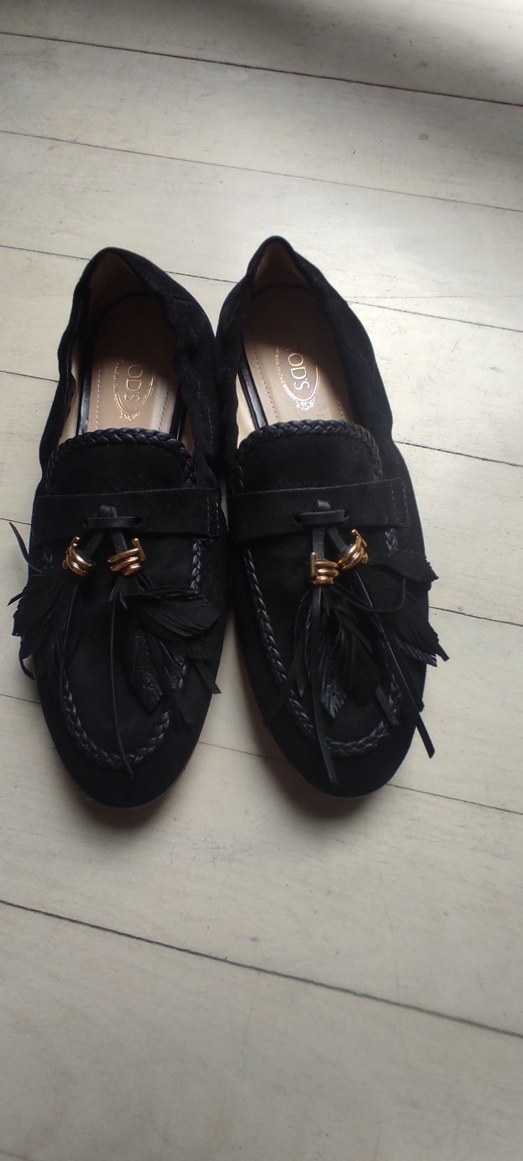 Мокасіни, туфлі Tod's замшеві