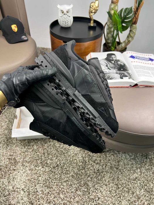 Чоловічі кросівки лакоста Lacoste Elite Active PRM All Black [41-45]