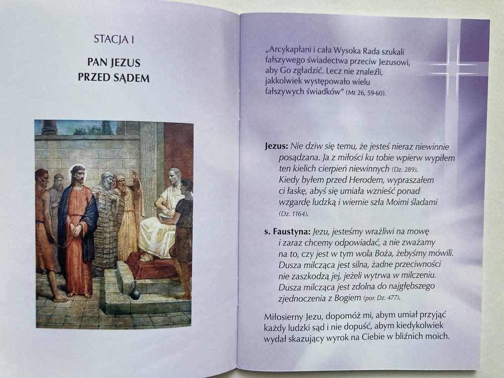 Droga krzyżowa oparta na piśmie św.i dzienniczku św.Faustyny