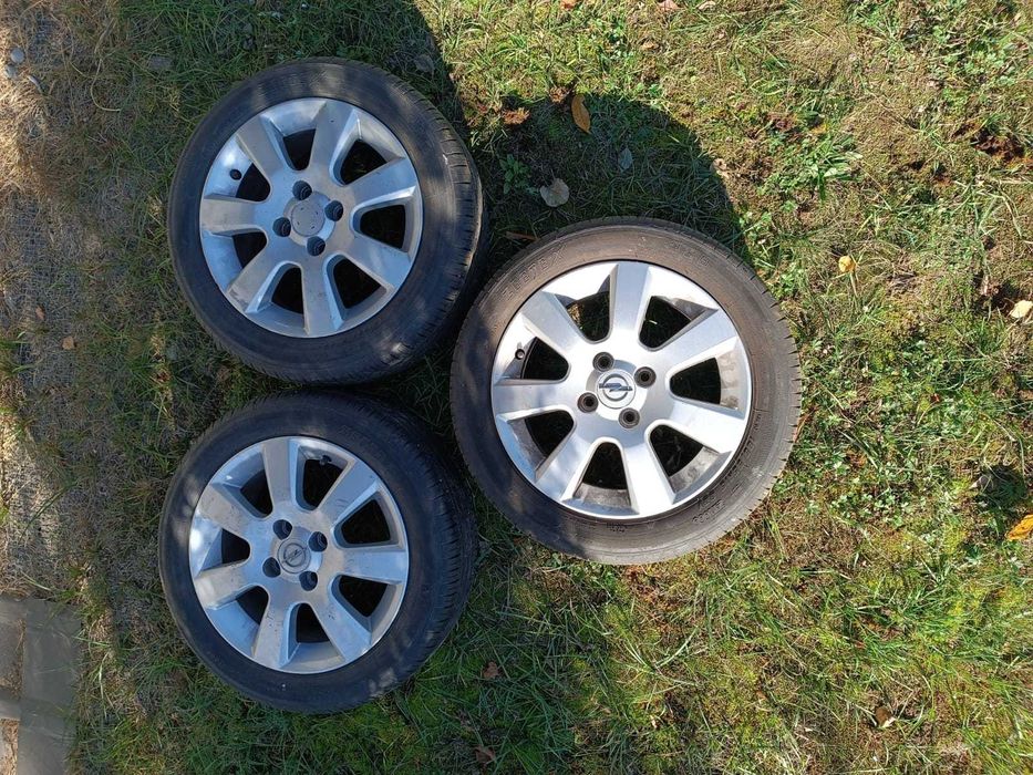 Alufelgi, koła Opel Felgi aluminiowe 15" opel corsa c, meriva + opony