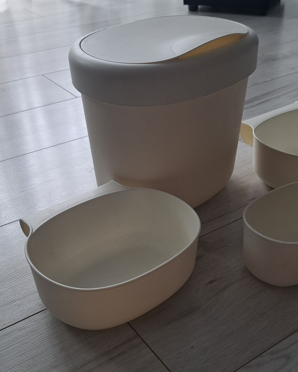 Zestaw pojemników na łóżeczko IKEA