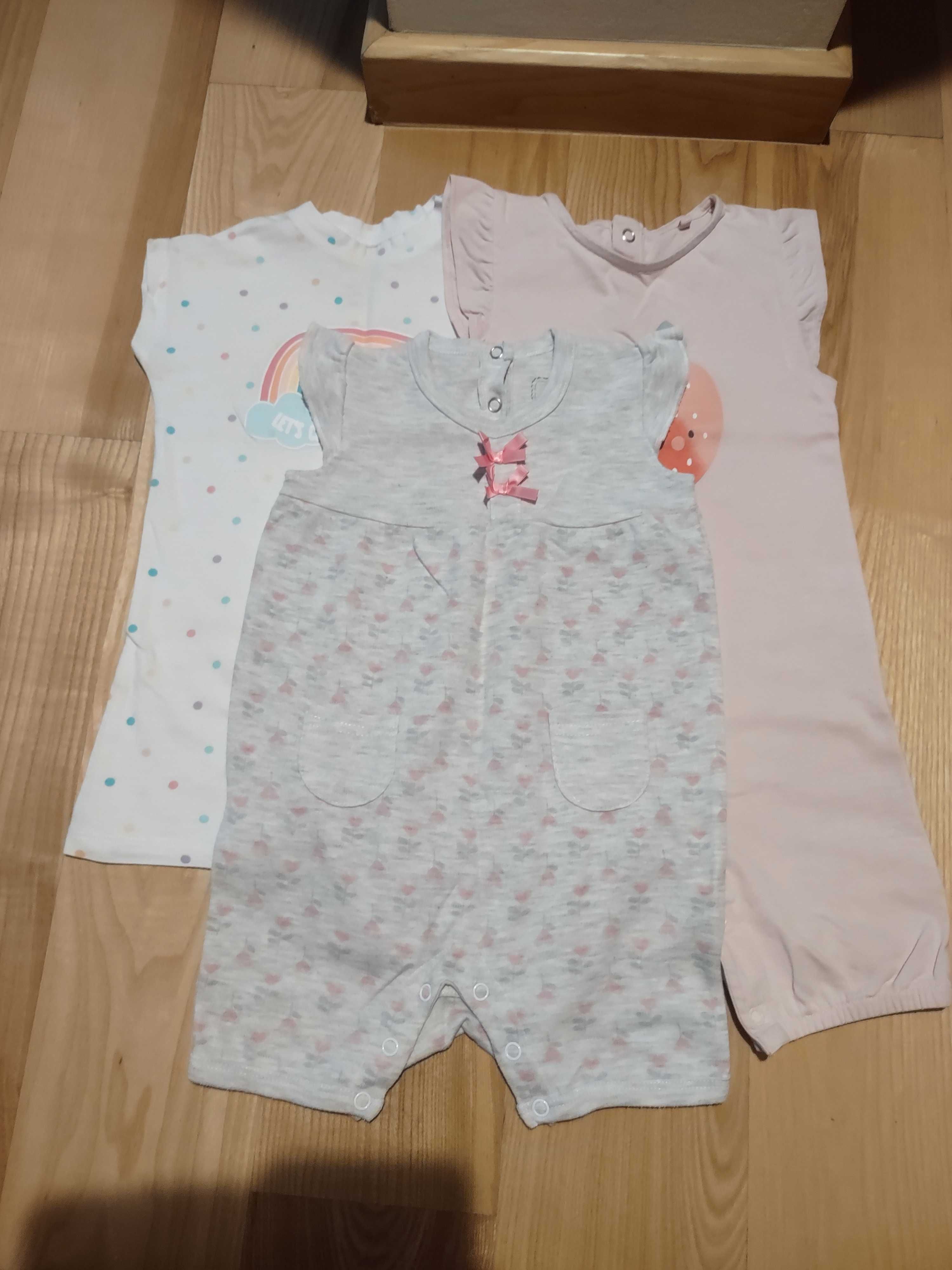 Rampersy body niemowlęce rozmiar 80