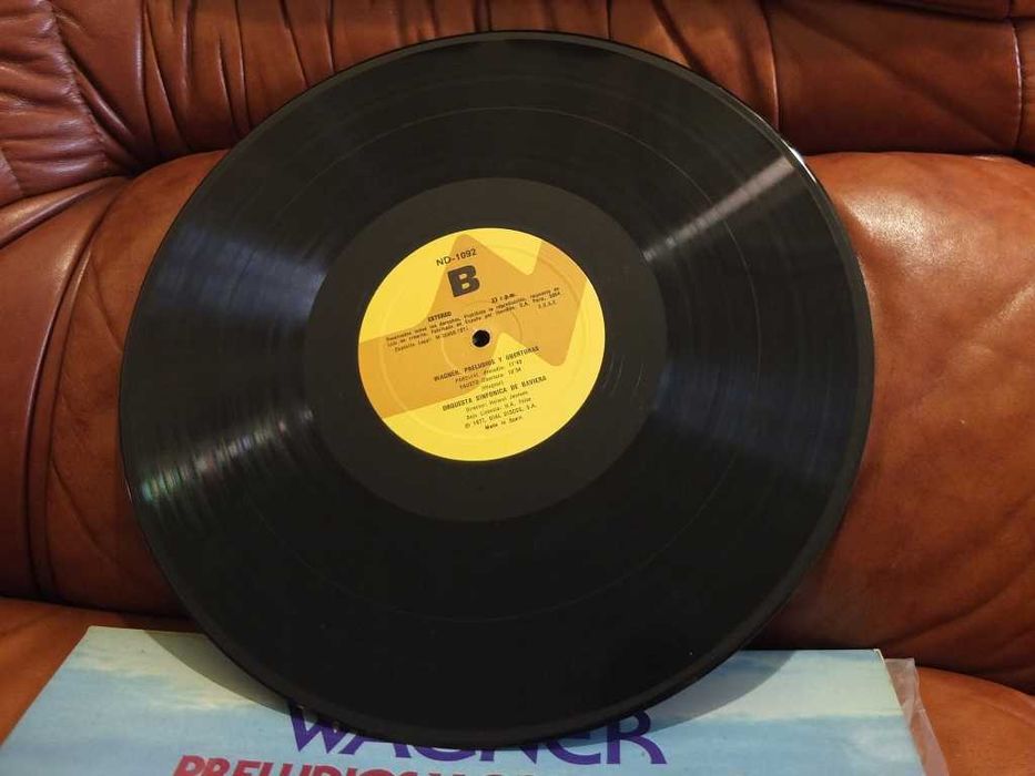 Vinil LP de Richard Wagner "Preludios Y Oberturas"