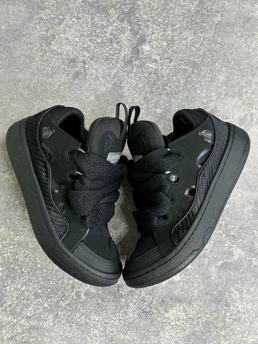 Кеди Lanvin Curb кеды ланвин кросівки ланвін Sneakers чорні 37 39 42