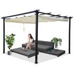 PERGOLA ogrodowa Para Sole ESTIVO 3x3x2,4m Wodoodporne zadaszenie