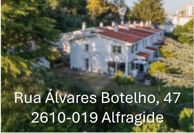 Alfragide | T4 | Moradia, com jardim, garagem e arrecadação.