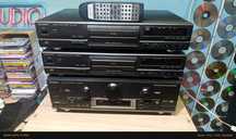 Wieża Technics Amplituner SA-DX950, 2 x odtwarzacz CD, PILOT