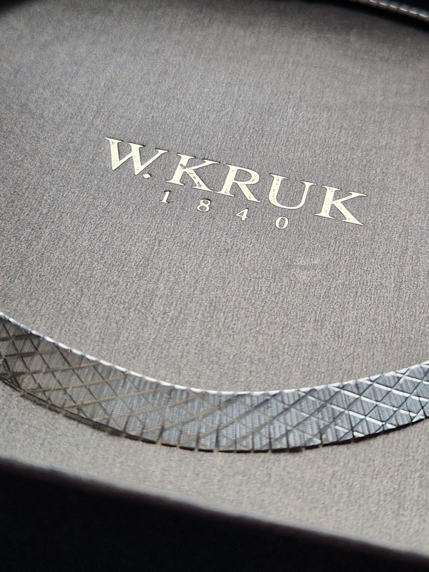 Naszyjnik Kolia W. KRUK Vintage zmijka tasma Srebro 925 diamentowane