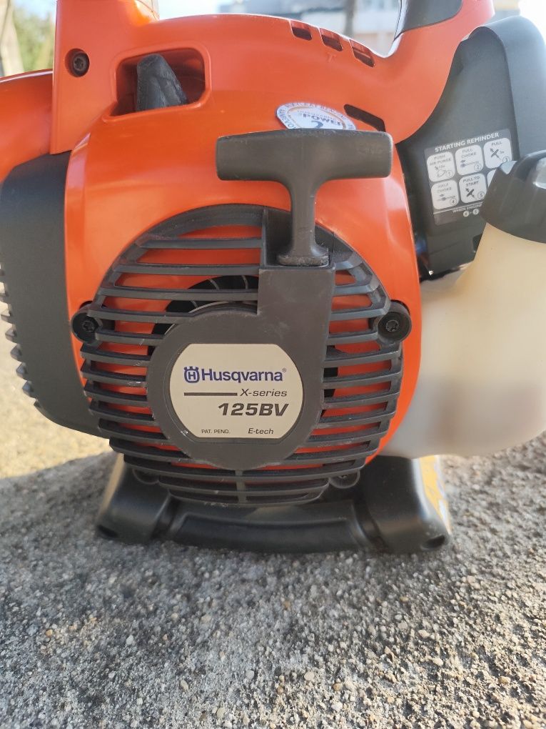 Soprador Husqvarna 125 bvx como novo