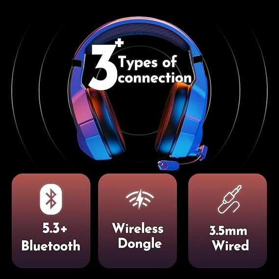 Bezprzewodowe słuchawki do gier Ozeino ZW1S