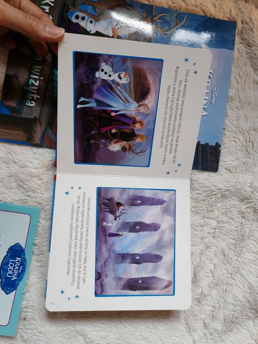 Kraina lodu zegarek, poszewka, rękawki do pływania, puzzle, książki
