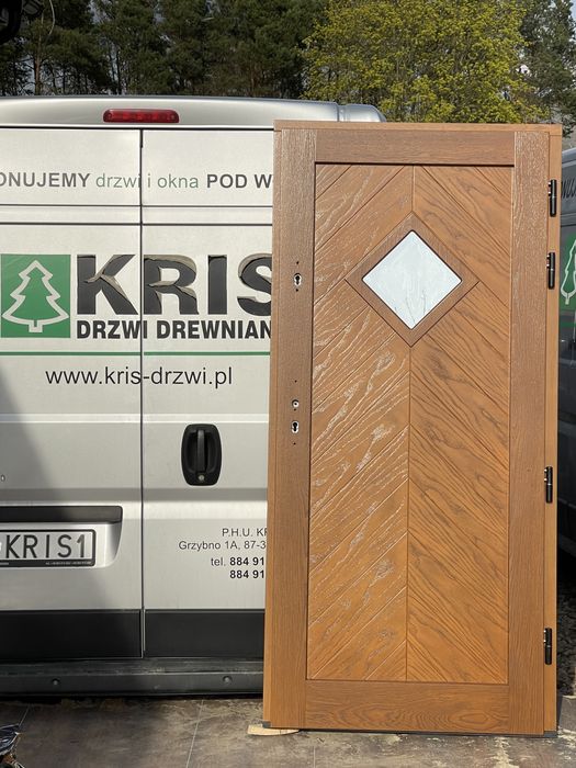 Drzwi drewniane zewnetrzneNA WYMIARczyste powietrze Montaż CAŁA POLSKA