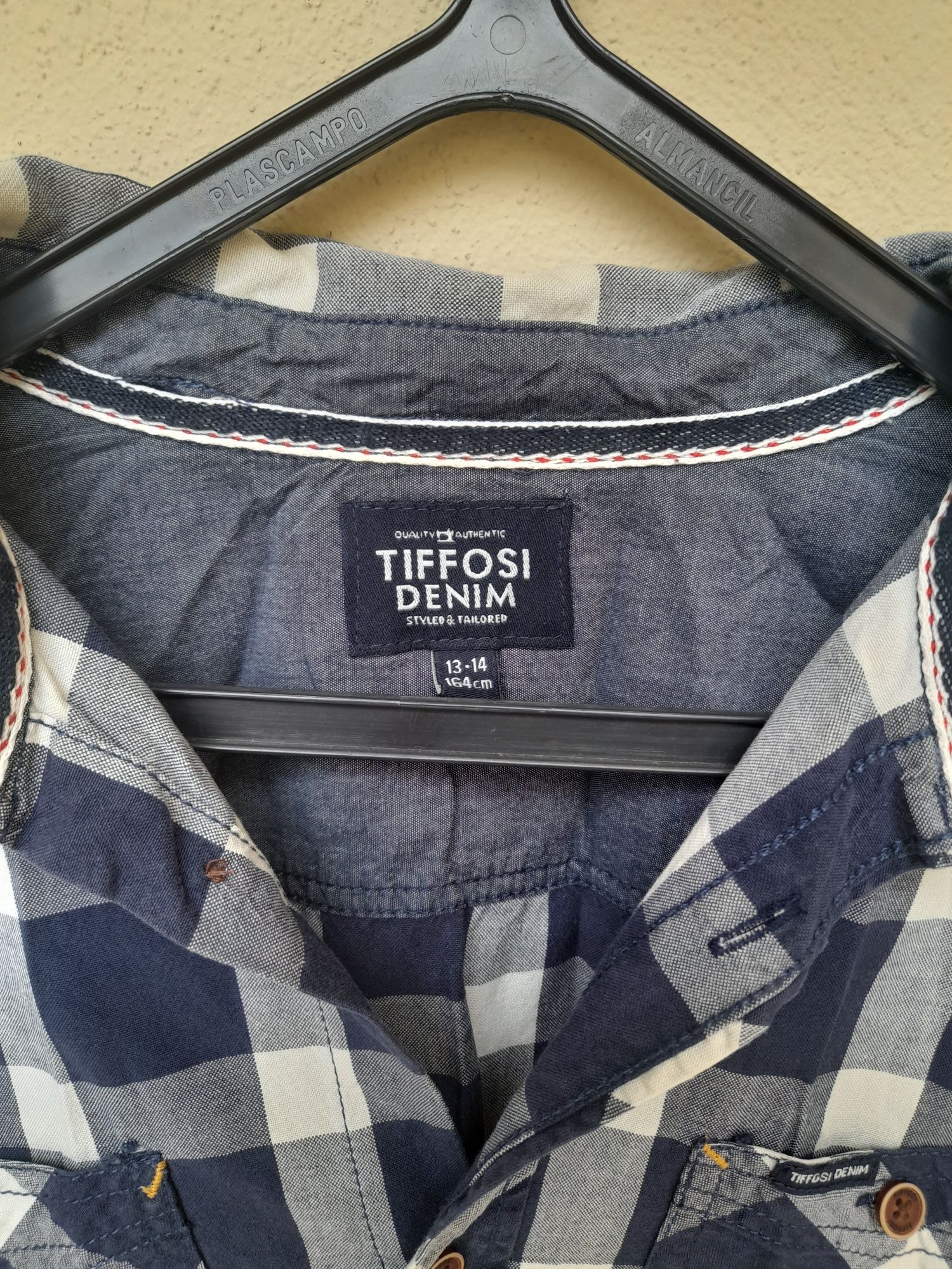 Camisa azul Tiffosi 13/14 anos S