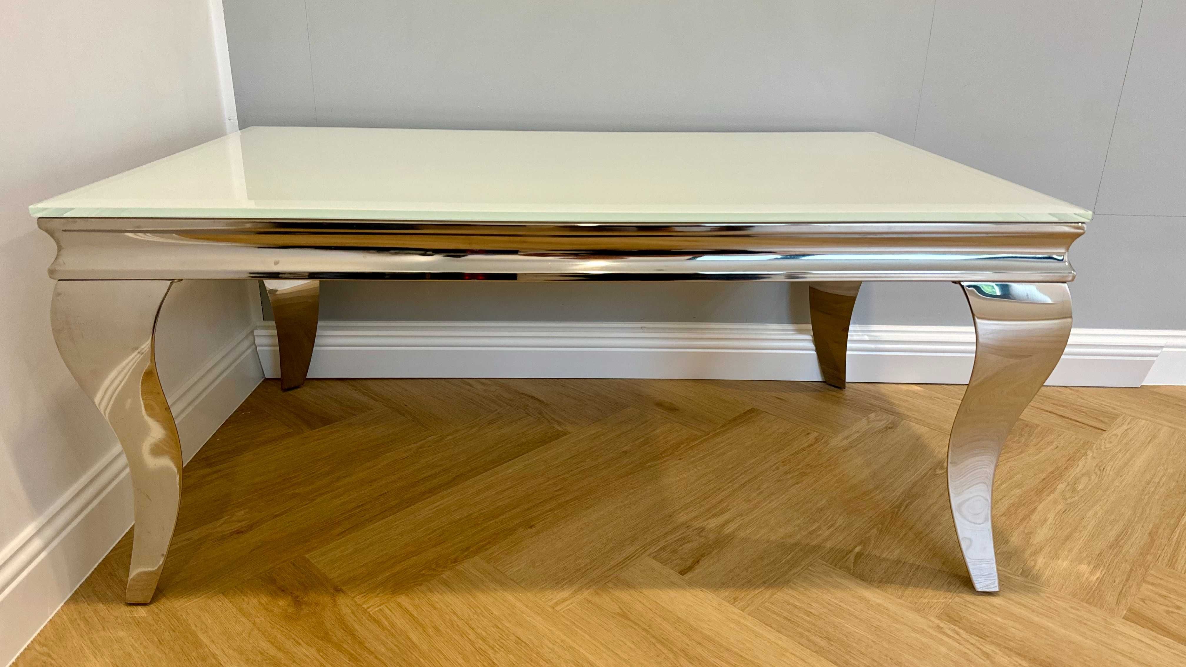 Stylowy Stolik kawowy glamour klasyczny w stanie idealnym 100x60