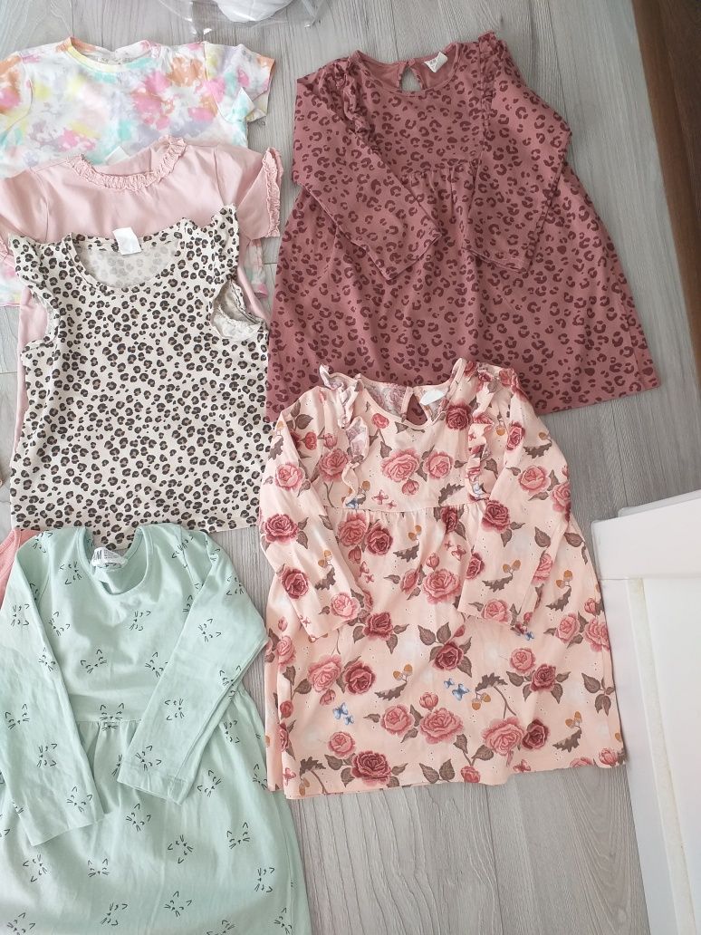 Zestaw ubrań + buty roz.24 dla dziewczynki H&M roz.86/92