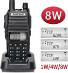 Baofeng uv-82 8Вт+ гарнитура, ОРИГИНАЛ! до 15км, рация, есть 10шт, с F
