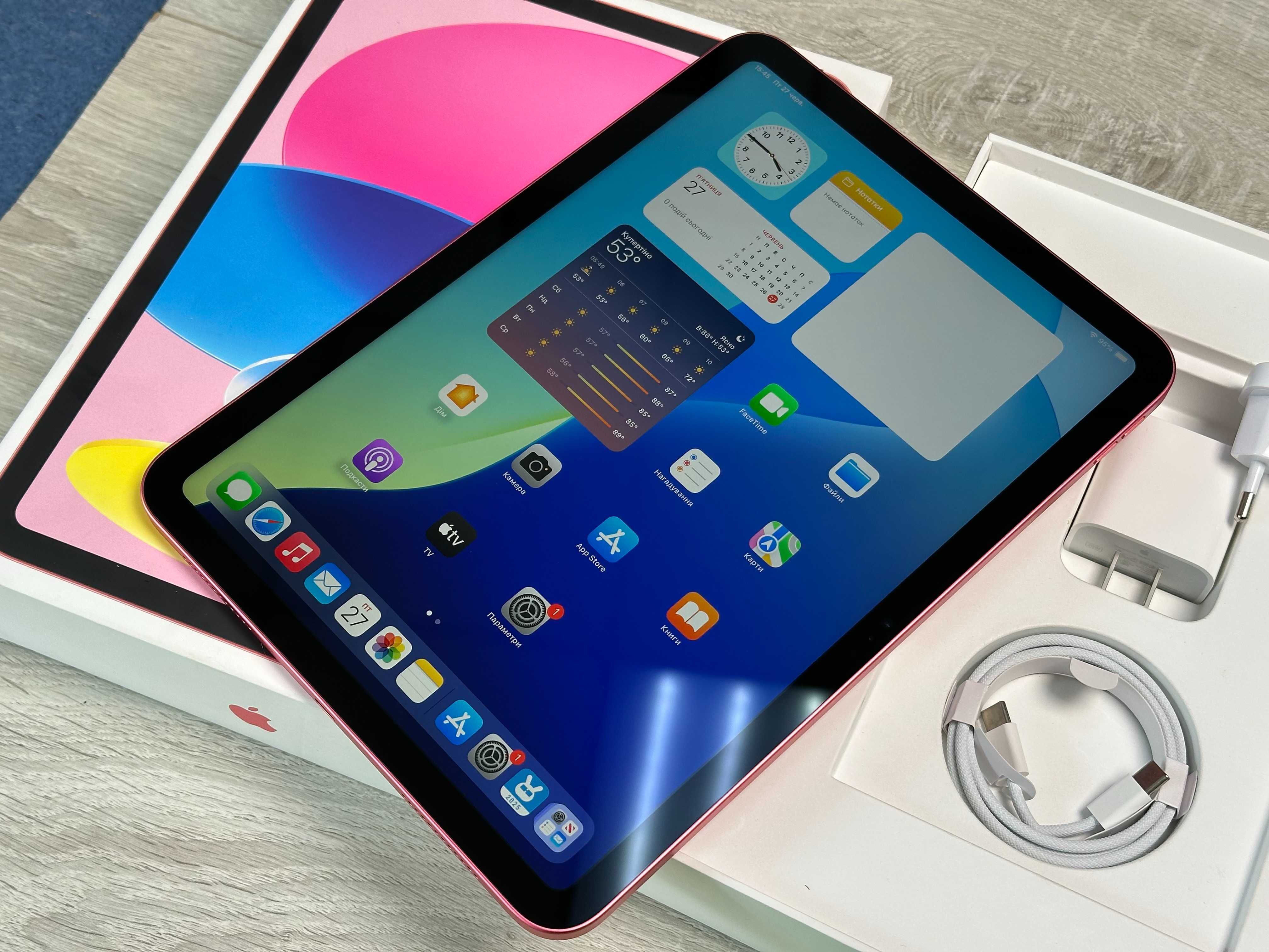 Apple iPad 10 10.9 дюйми Wi-Fi 64GB Pink A2696 OPENBOX 2025 ГАРАНТІЯ