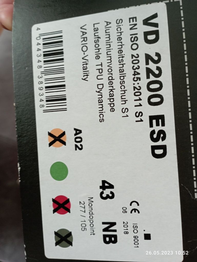 buty steitz secura vd 2200 esd rozm 42 rozm 43 ,nowe