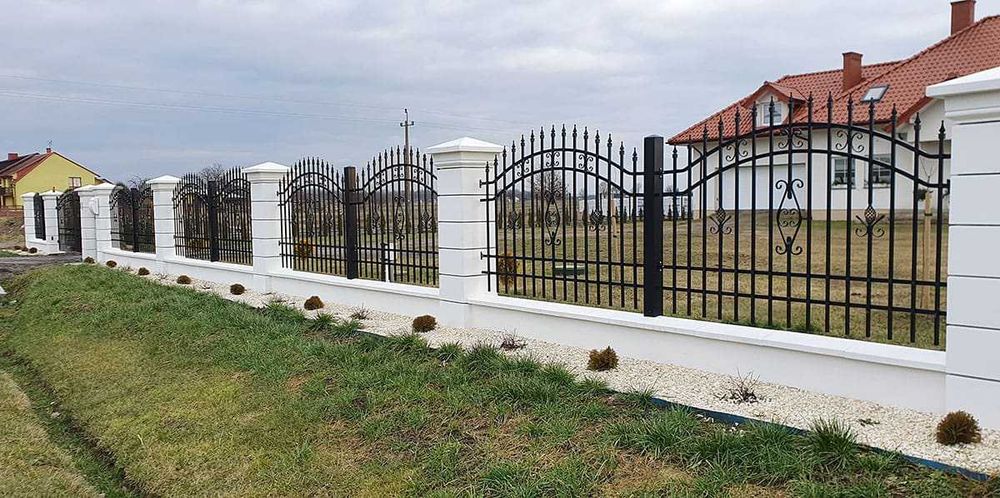 Ogrodzenie gładkie - boniowane -dworkowe 40x40x25