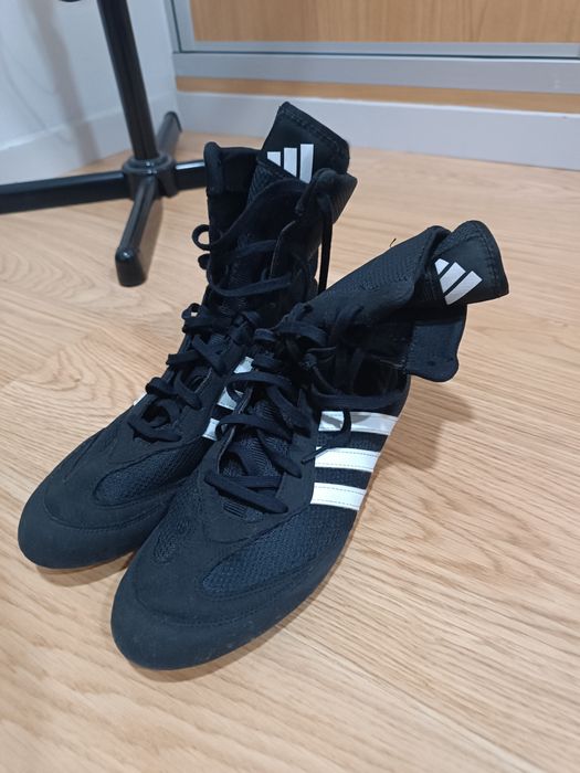 Sapatilhas de boxe Adidas Hog 2.0-Pretas