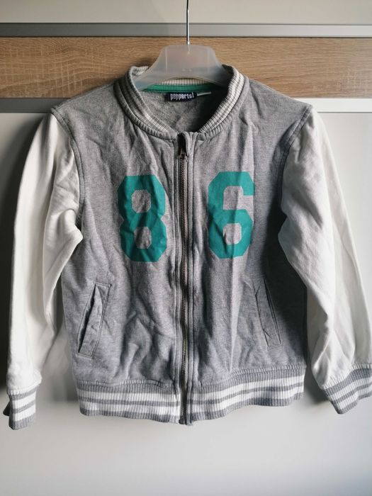 Bluza chłopięca 122 - 128 rozpinana ocieplana