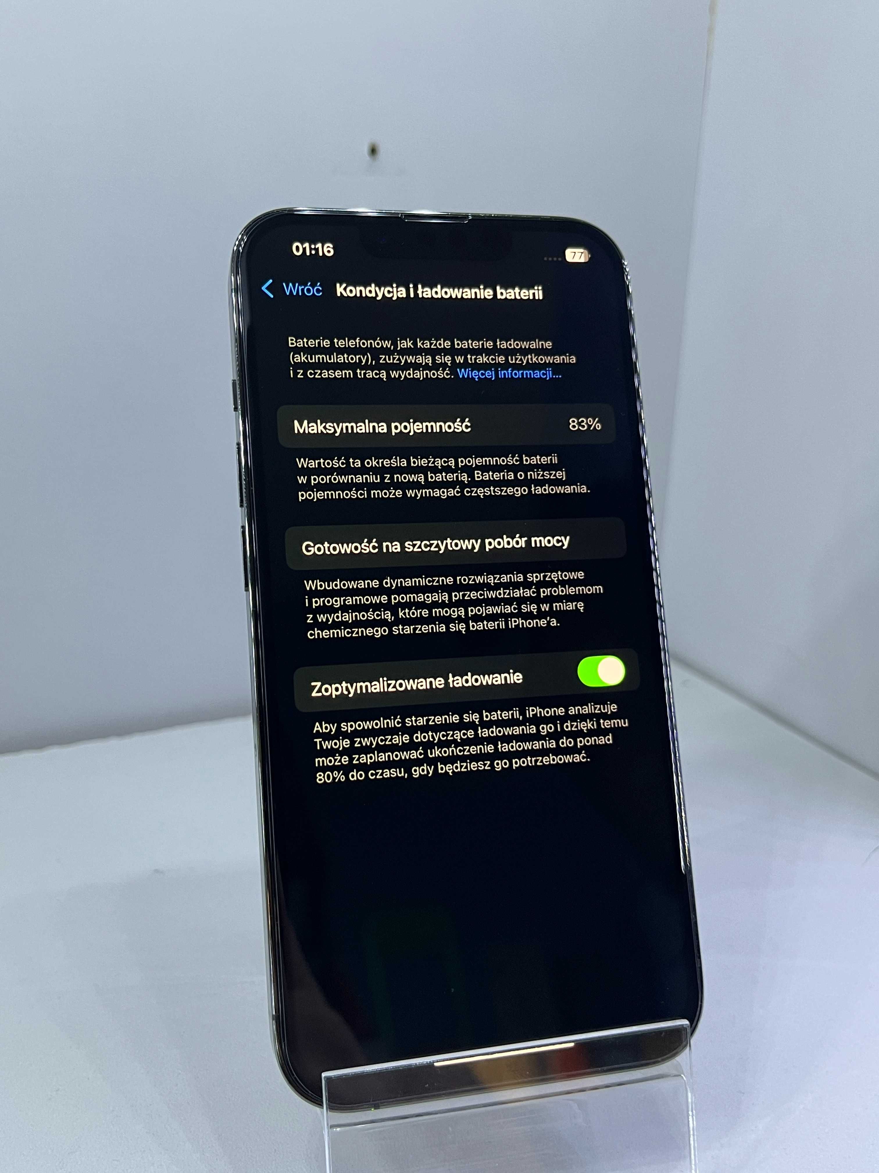 Iphone 13 PRO 128gb 83% bateria super stan gwarancja 1 miesiąc