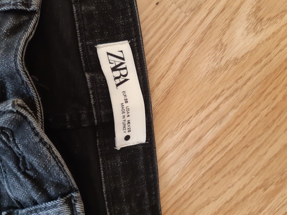Spodnie Zara ze średnim stanem