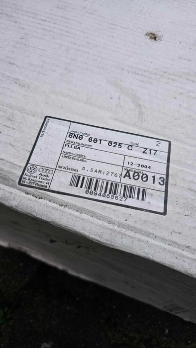 Oryginalne NOWE felgi Audi TT 8N0, 17" 5x100