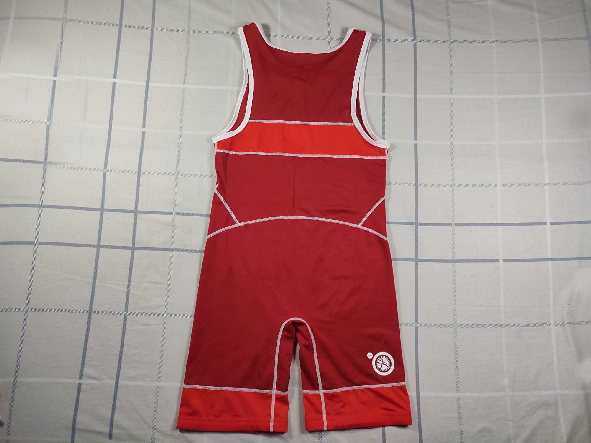 Трико чоловіче борцівське Asics WRESTLING SINGLE, розмір L, Червоне
