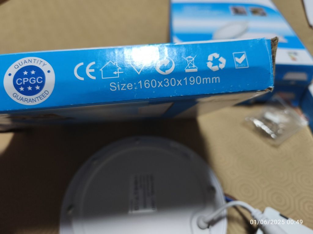 Luz Led de embutir 9W