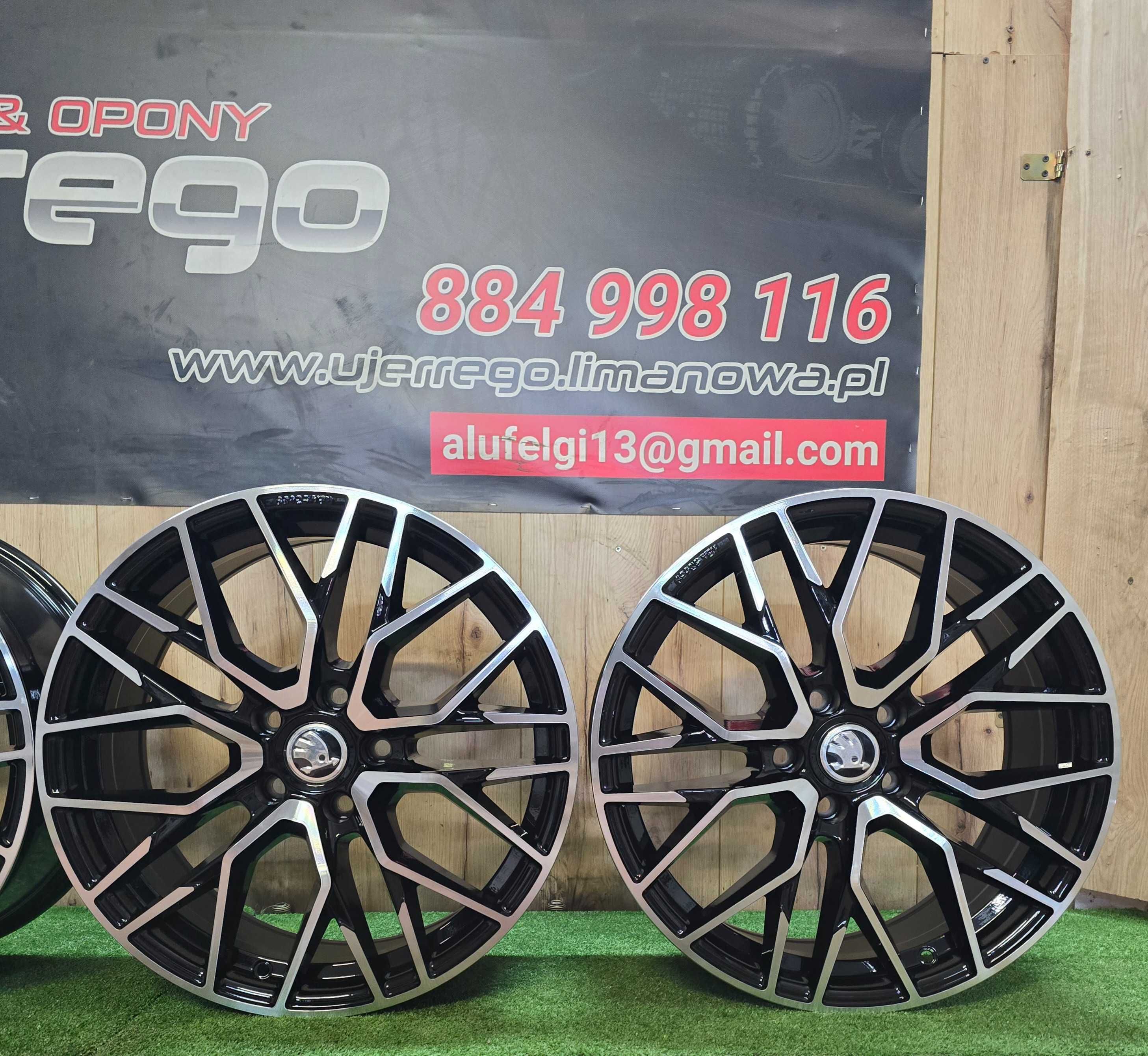 NOWE ALUFELGI SKODA 17x5x100 - Fabia,Kamiq,Praktik,Scala,Rapid