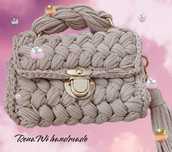 Waniliowa Torebka handmade