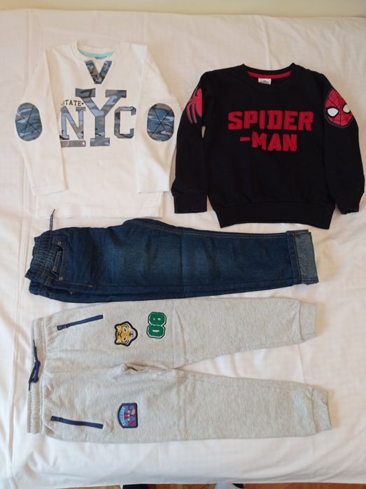 Ubranka dla chłopca rozm 122