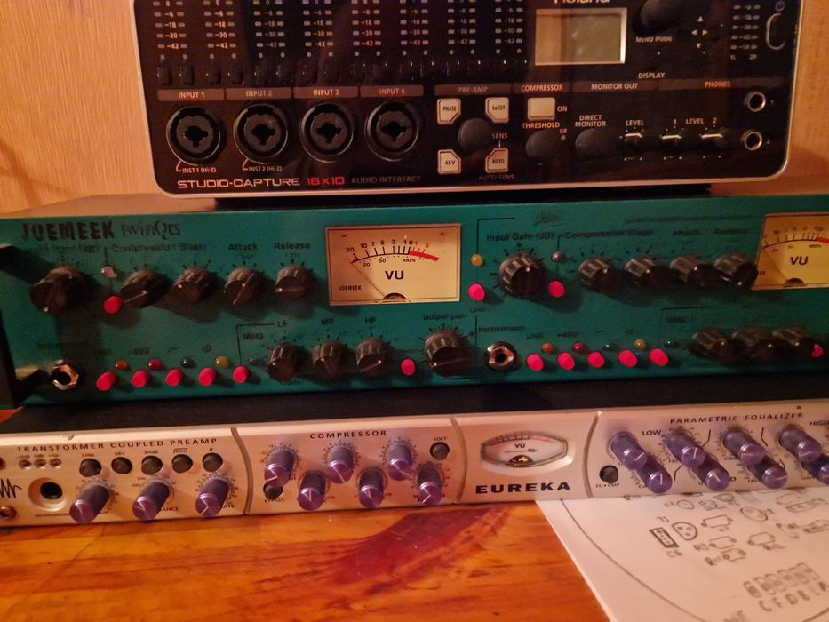 Студийный преамп компрессор EQ Presonus Eureka состояние идеал