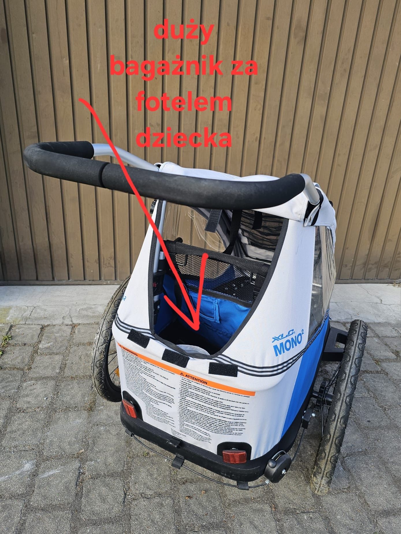 Przyczepka rowerowa XLC MONO