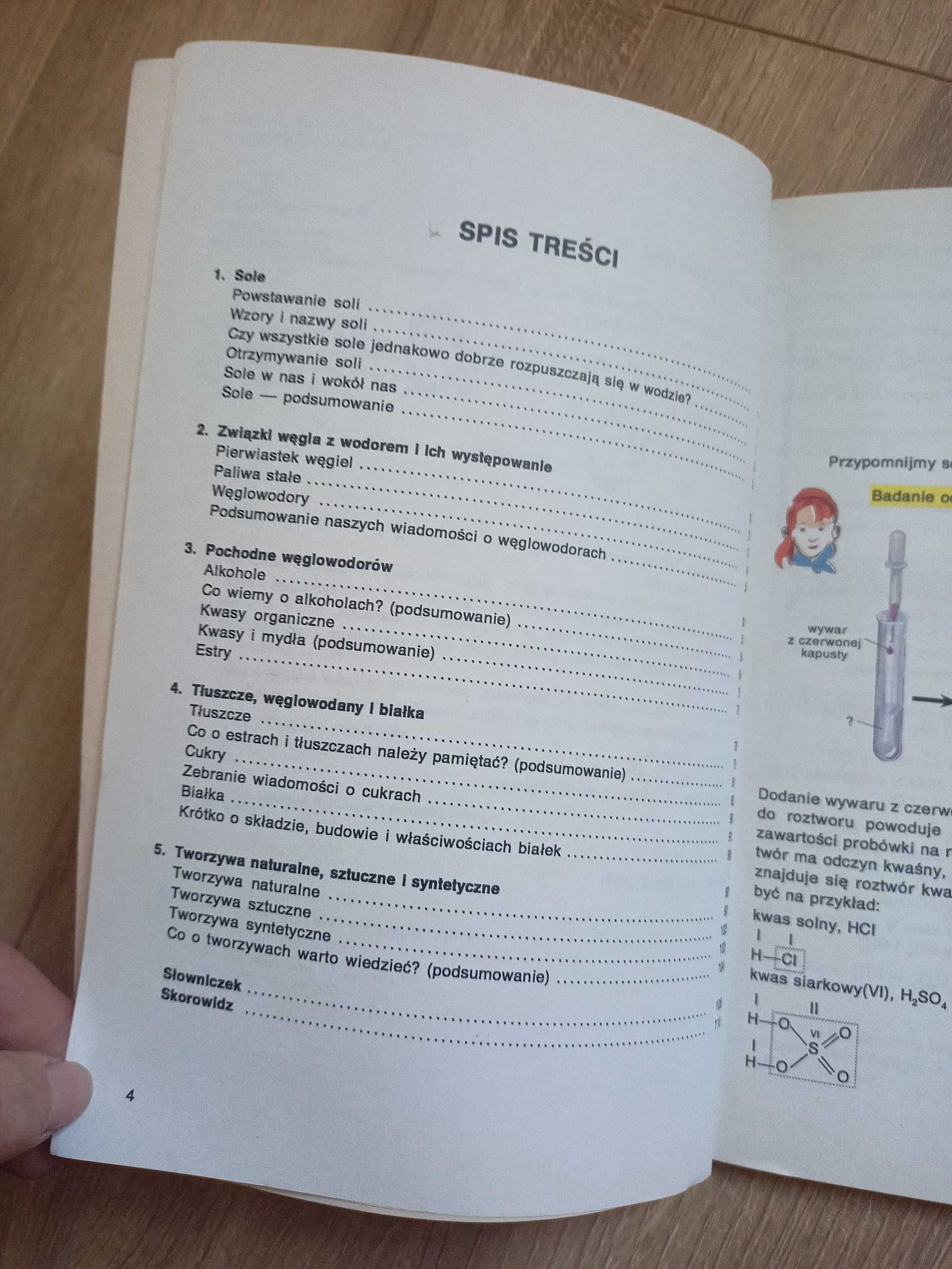 Chemia 8 - Podręcznik dla uczniów klasy ósmej szkoły podstawowej Kałuż