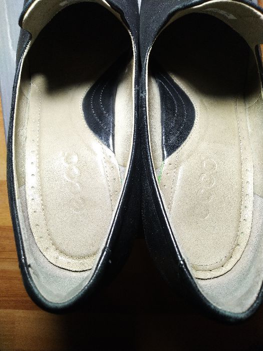 Женские черные туфли ECCO SCULPTURED 75, 27 см по стельке, 41 размер