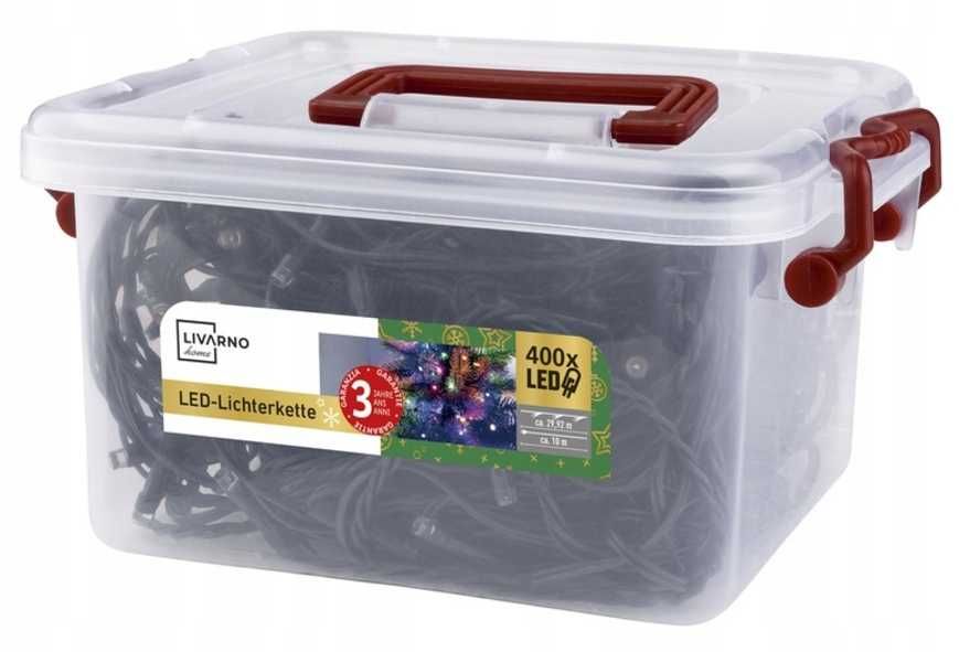 Łańcuch Świetlny LED LIVARNO Home | 400 LED – Zimna Biel |