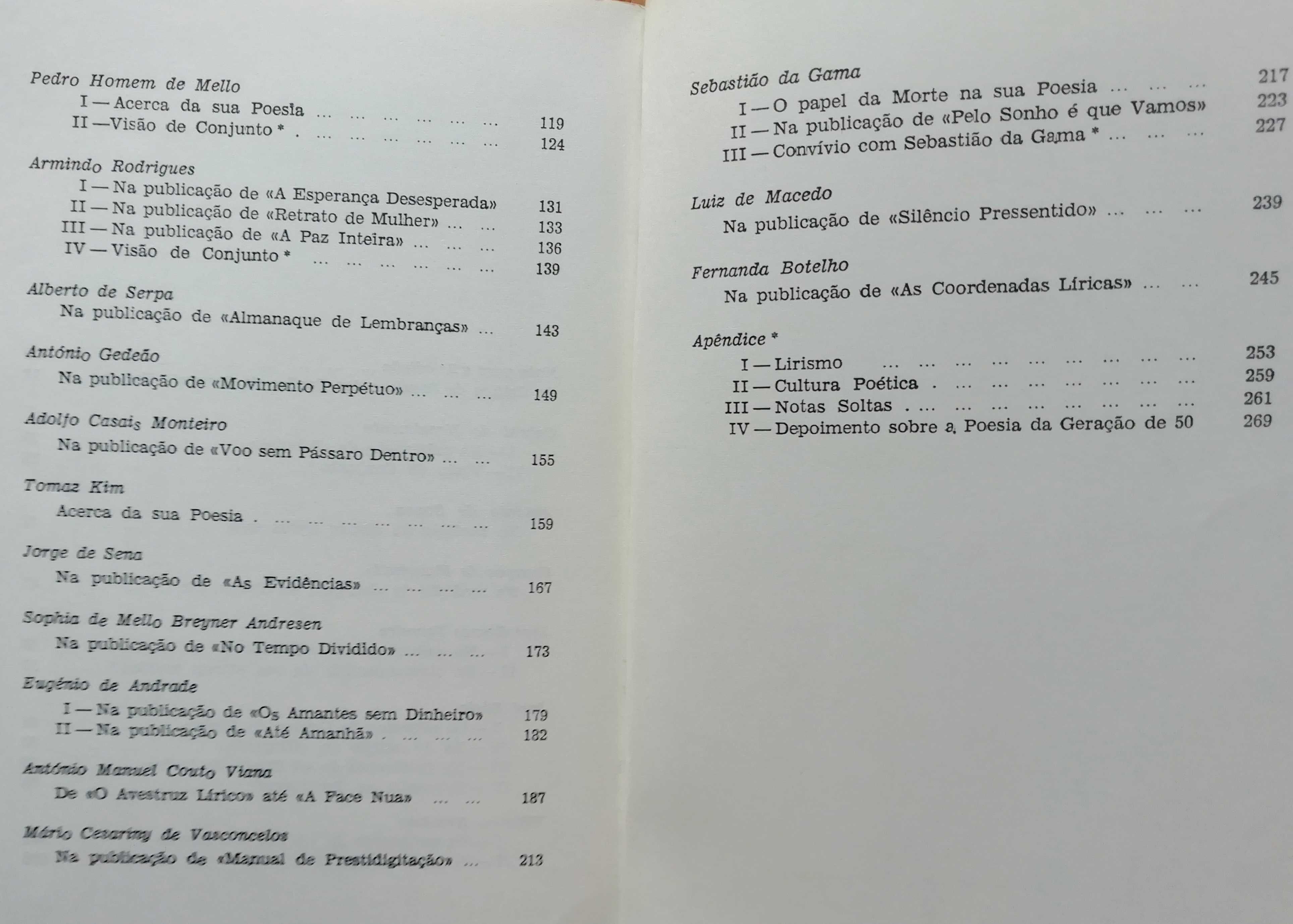 Vinte Poetas Contemporâneos - David Mourão-Ferreira